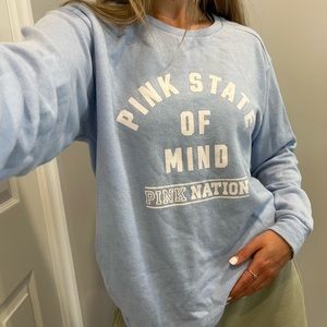 Blue Victoria Secret crewneck